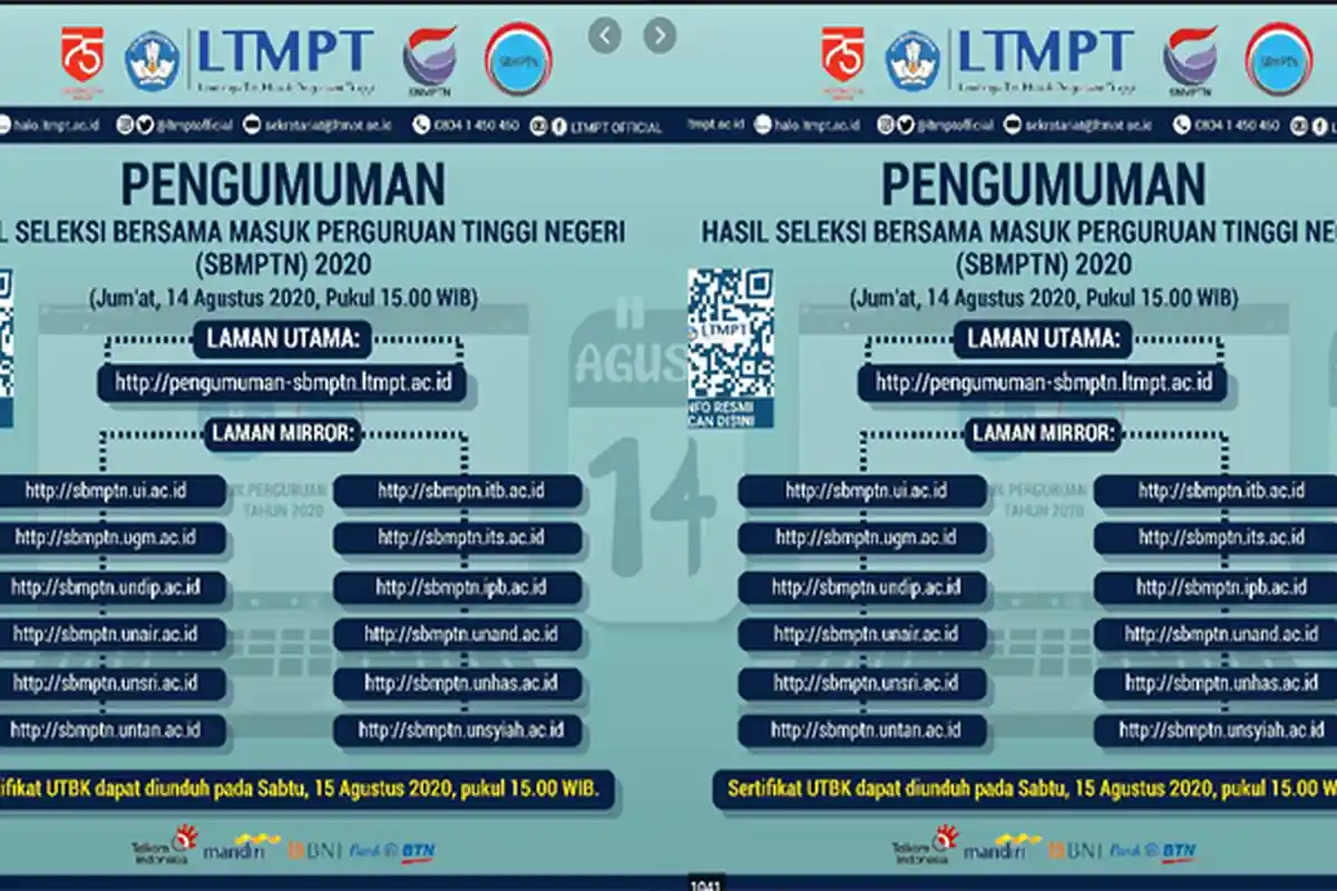 Cara Melihat Nilai SBMPTN 2021 dan Ini Nilai Tertinggi Prodi Saintek SBMPTN 2021