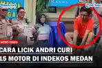 Modus Jadi Mahasiswa, Andri Curi 15 Motor di Indekos, Diangkut Pakai Troli Usai 2 Kakinya Ditembak