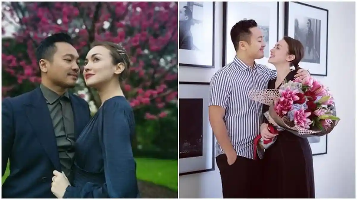 Sepuluh Tahun Menanti, Rianti Cartwright Kabarkan Dirinya Hamil Anak Pertama, Suami Menangis Haru