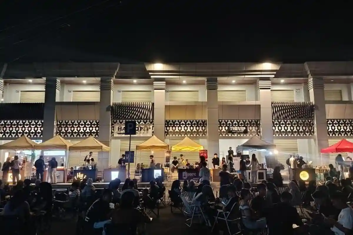 Pemkot Gorontalo Tambah Lampu di Tongkrongan Pasar Sentral