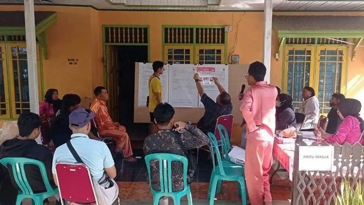Imbas Sengketa Partai Demokrat dan PAN, 43 TPS di Kukar Melakukan Perhitungan Suara Ulang