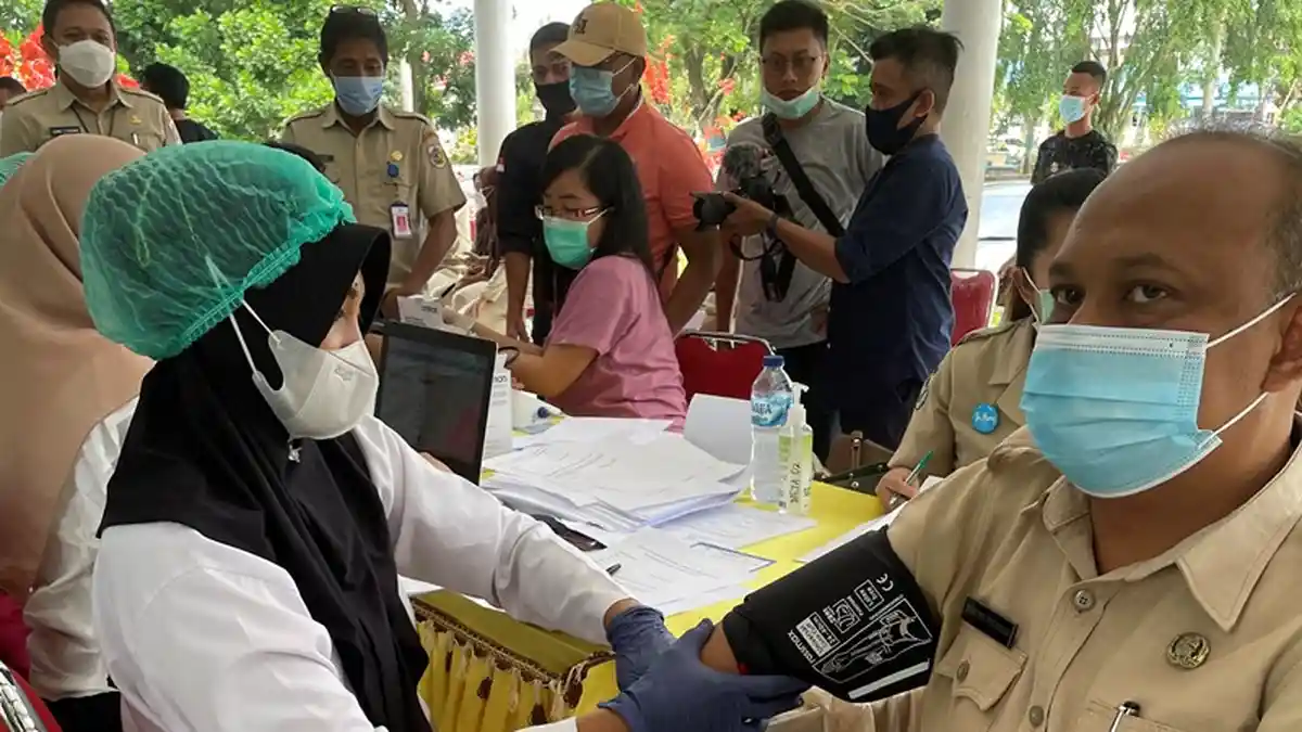 Terus Berlanjut, Target Vaksinasi ASN Dan Wartawan Sisa 20%