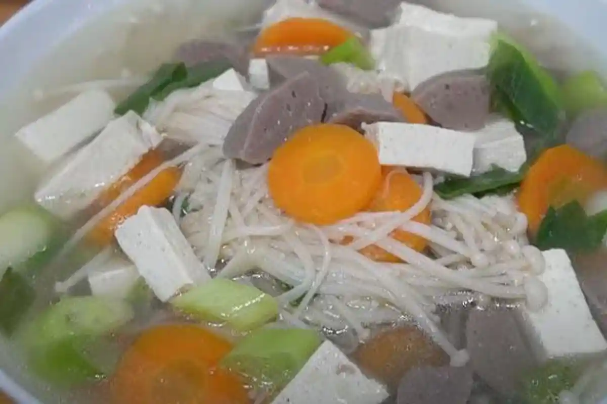 Resep Sayur Sop Jamur Enoki
