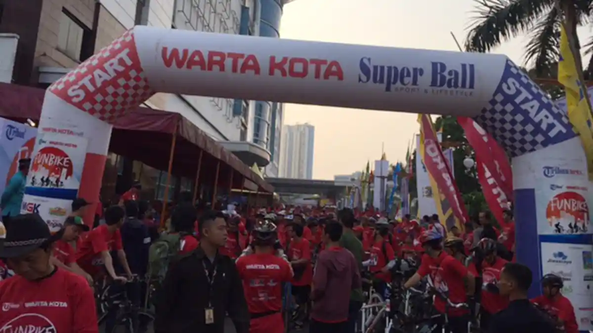 Fun Bike Warta Kota Diikuti Hampir 4.000 Peserta