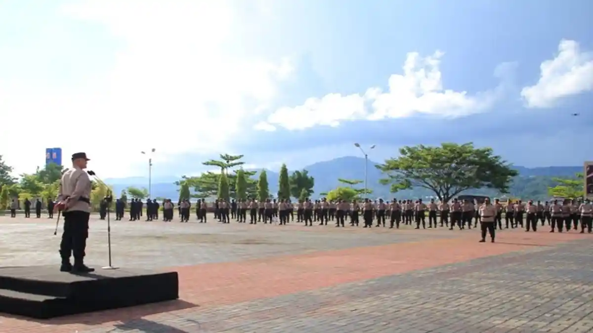 775 Pasukan Siaga Amankan Pilkada Serentak Empat Kabupaten di Maluku