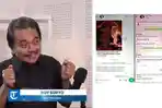 Roy Suryo Langsung Bantah Chat yang Beredar Dokter Tifa Minta RJ ke Jokowi 'Ini Modus Termul'