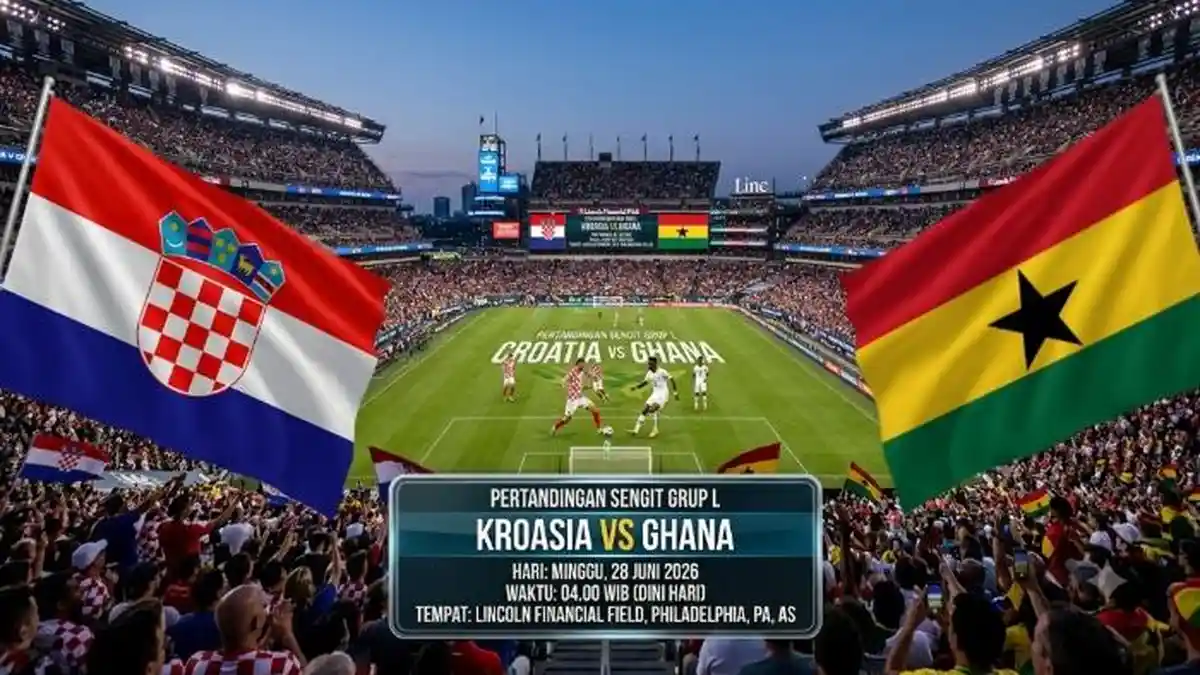 Kroasia Vs Ghana, Prediksi Skor, Susunan Pemain dan H2H di Piala Dunia 2026 - Bangkapos.com