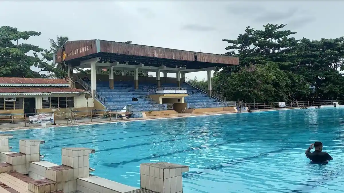 Jalan-jalan ke Kolam Renang Lahilote Wisata Gorontalo yang Sudah Berdiri sejak 36 Tahun Lalu