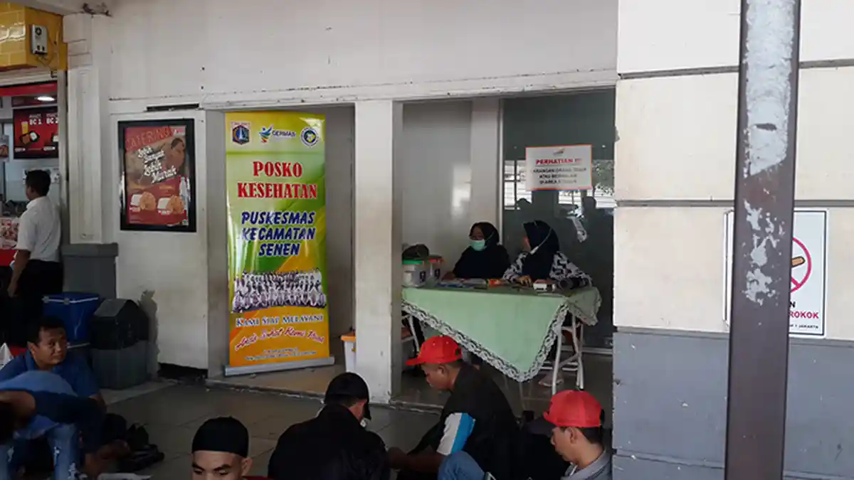 Posko Kesehatan Gratis di Stasiun Pasar Senen Buka Hingga 15 Juni