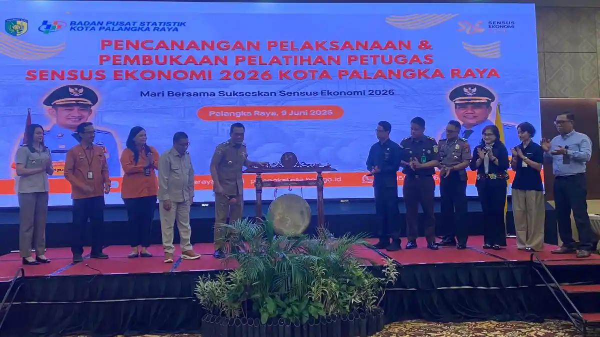 Mulai 15 Juni, UMKM hingga Usaha Online di Palangka Raya Sasaran Sensus Ekonomi 2026