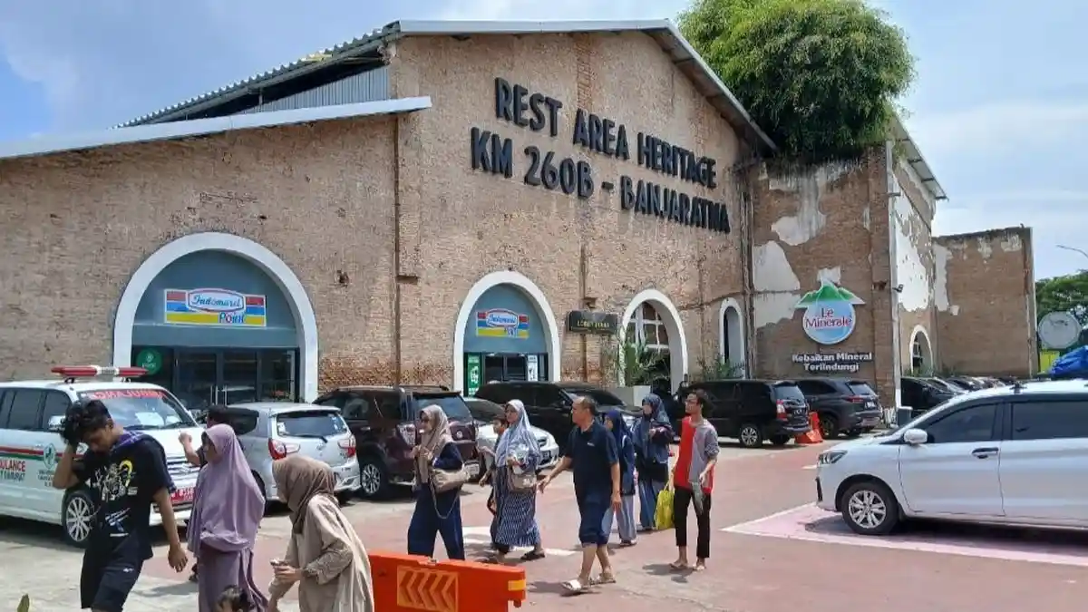 Bekas Pabrik Gula Era Kolonial di Brebes Jadi Rest Area Favorit Pemudik