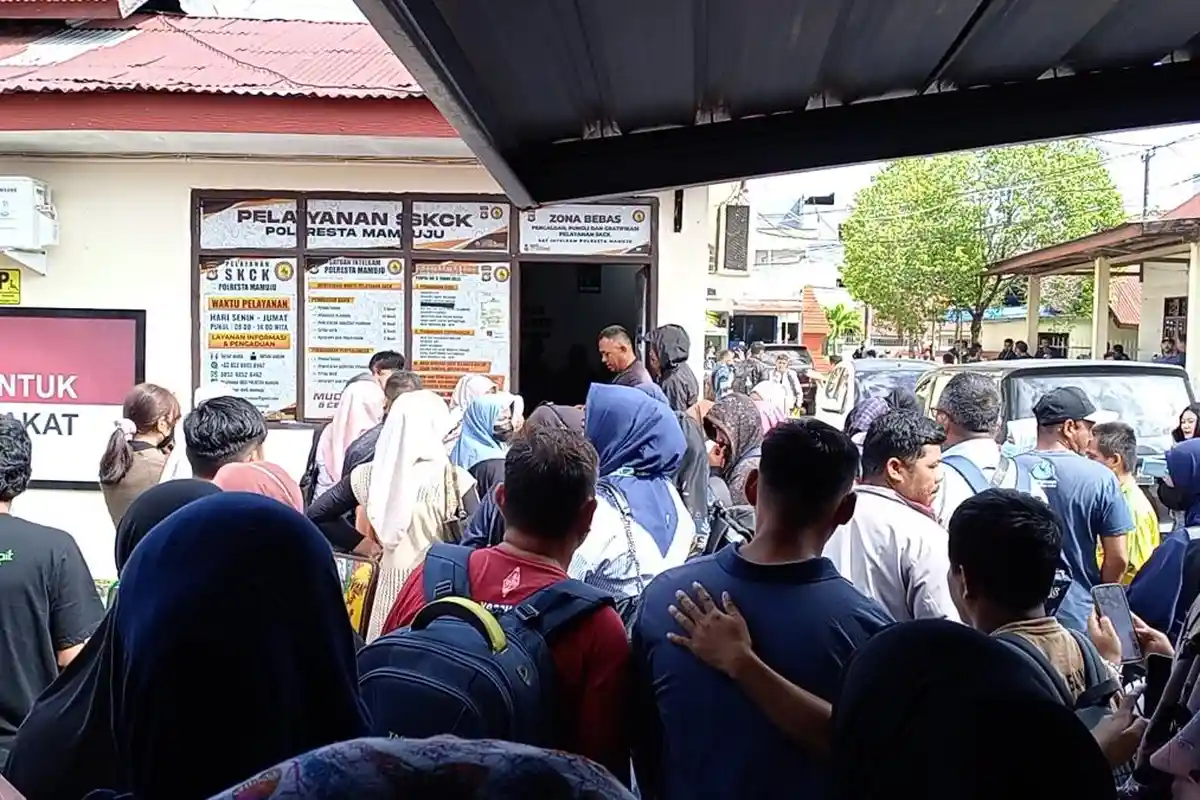 Lonjakan Permohonan SKCK, Polresta Mamuju Buka Layanan di Akhir Pekan untuk Para PPPK
