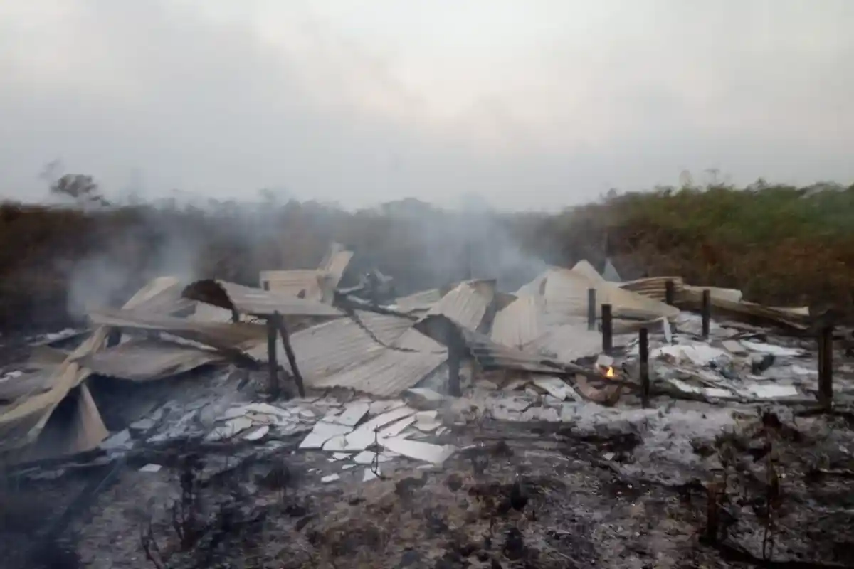 Kebakaran Lahan, Dua Unit Rumah Ikut Ludes Terbakar