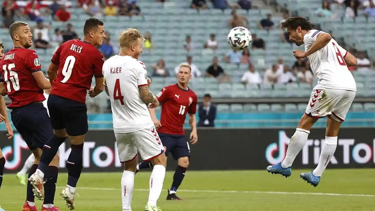 Update Denmark Vs Republik Ceko 2-0, Ledakan Dinamit Thomas Delaney dan Kasper Dolberg di Babak 1