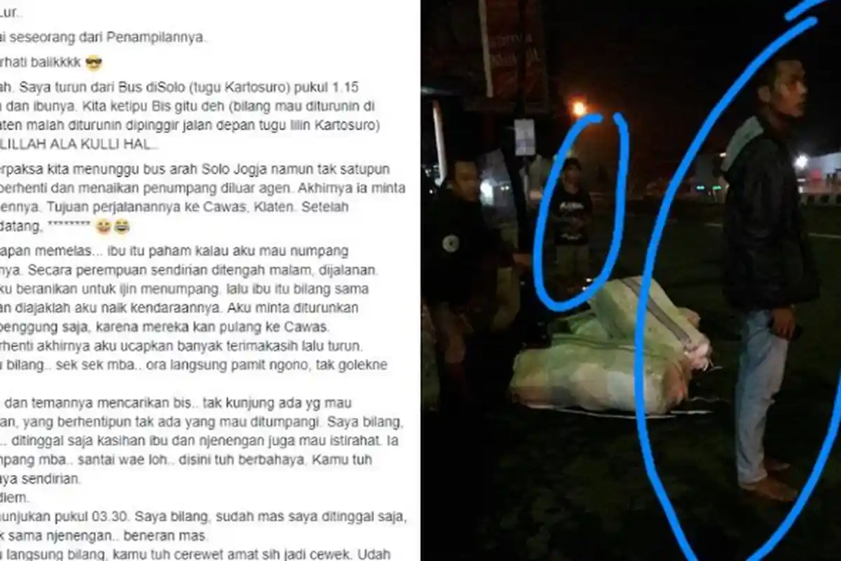 Tak Dapat Bus di Terminal hingga Tengah Malam, Perlakuan Pria Kepada Wanita Ini Bikin Netizen Salut