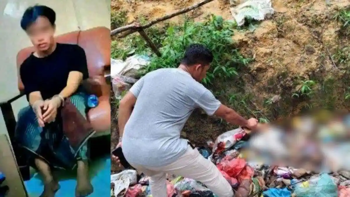 Ditinggalkan Orangtua Berjualan, Sang Kakak Mutilasi Adiknya dan Dibuang di Tong Sampah