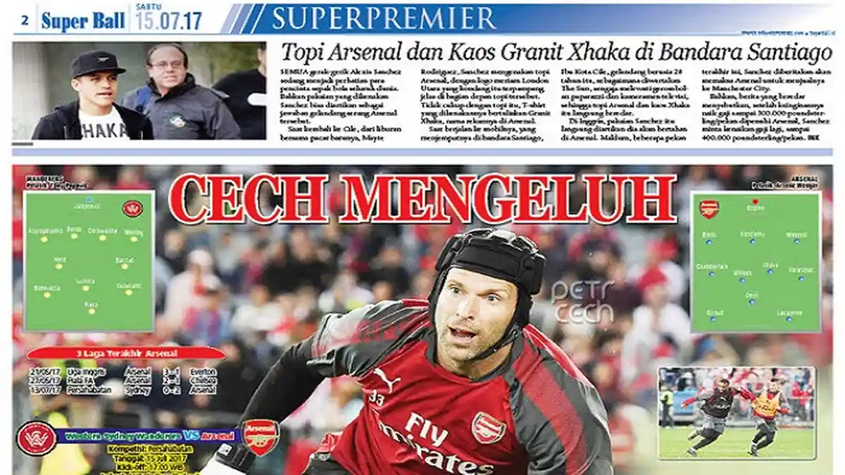 Petr Cech Minta Skuad Arsenal Perbaiki Serangan