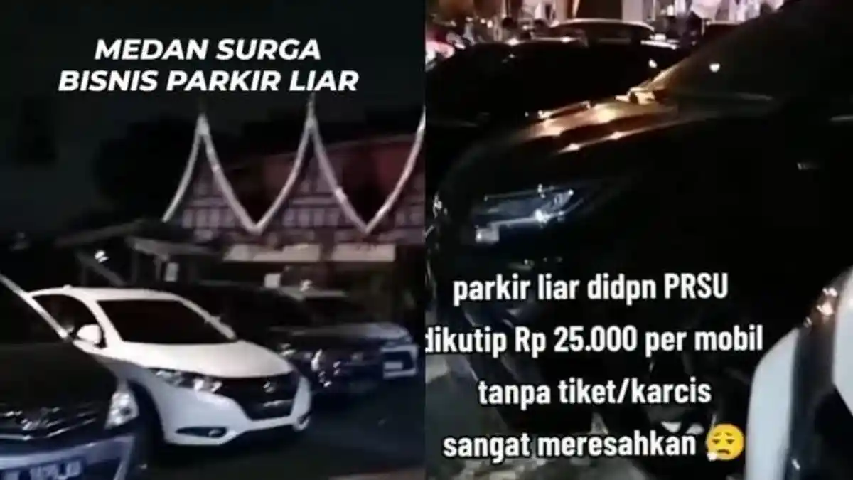 Pengunjung Keluhkan Biaya Parkir di Depan PRSU, Dipungut Rp 25 Ribu per Mobil