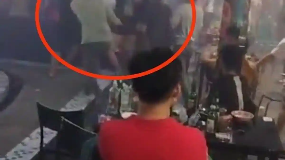 Kericuhan Malam Tahun Baru di Zona Kuliner The M Hotel Pinrang, Pengunjung Mabuk Saling Adu Jotos