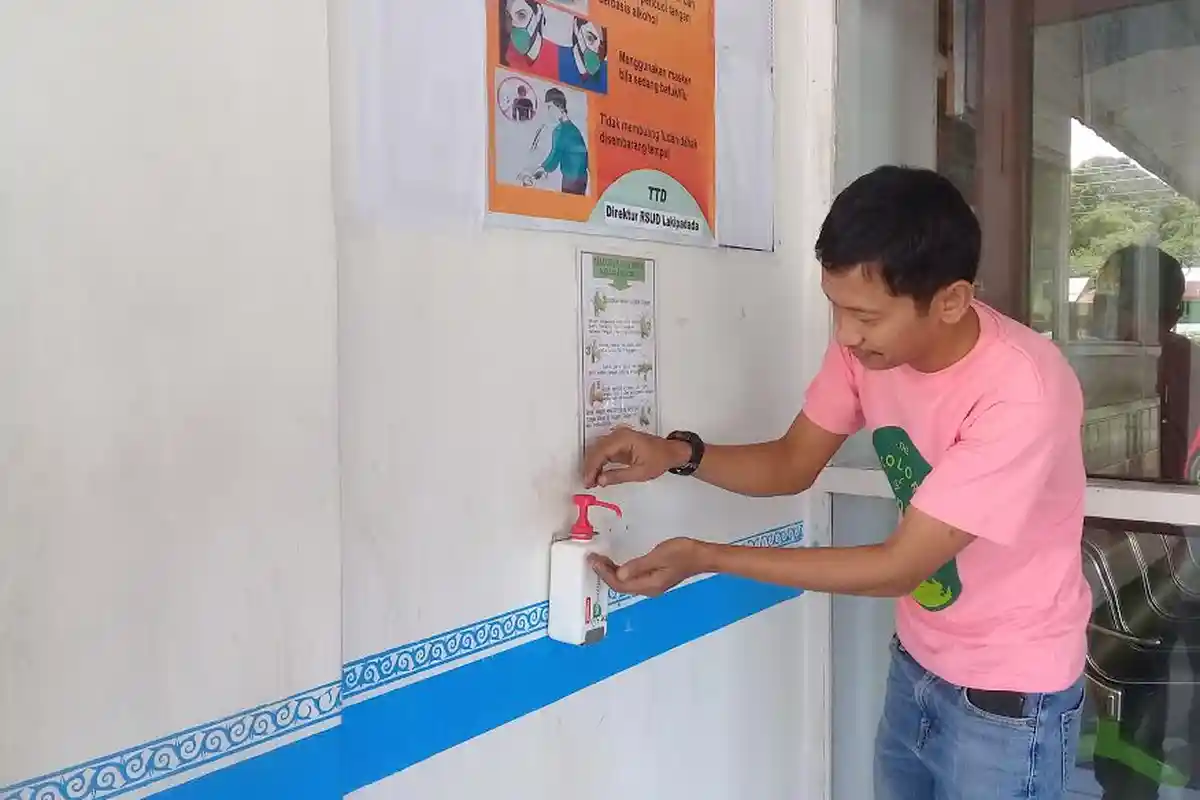 Hand Sanitizer yang Disiapkan RSUD Lakipadada Tana Toraja Hilang Misterius