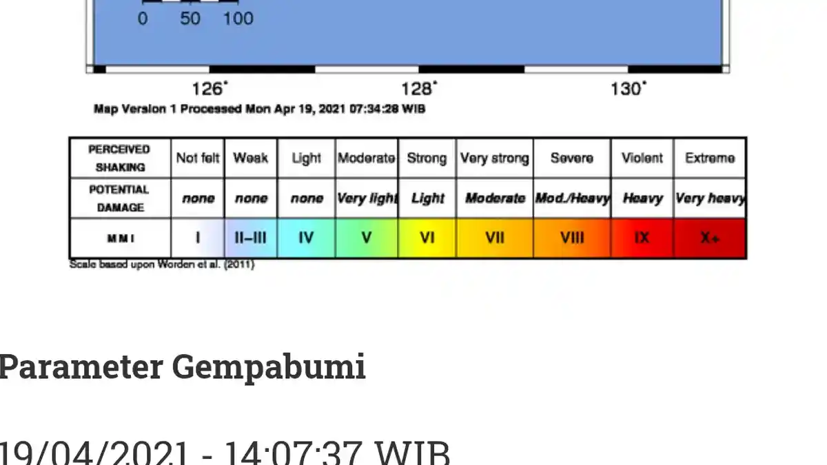 Gempa di Laut Tadi Siang, Ini Lokasi dan Kekuatannya, Berikut Data BMKG