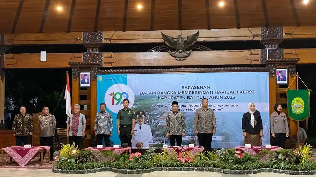 Peringatan Hari Jadi Ke-192, Pemkab Bantul Optimis Tuntaskan Sejumlah Permasalahan yang Ada