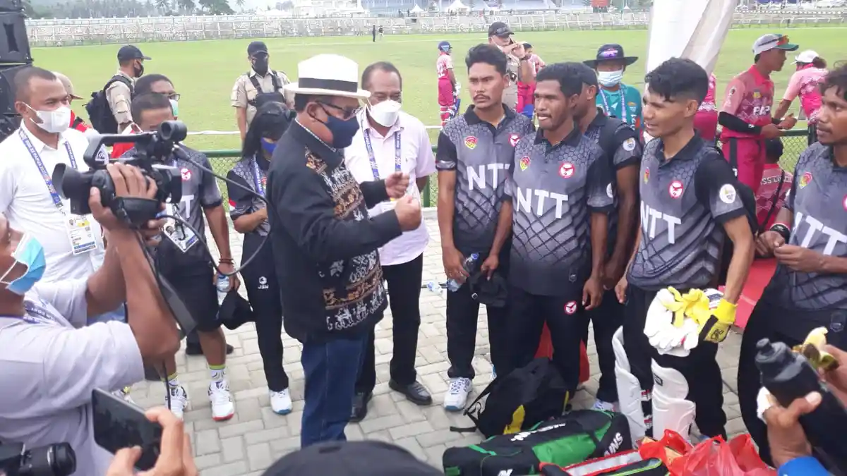Wagub NTT Sebut Tim Cricket Bermain Luar Biasa Saat Kalahkan Sumatera Barat