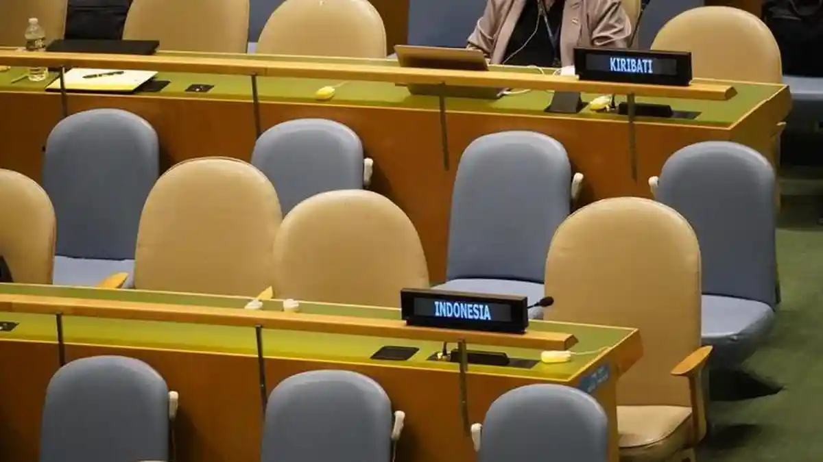 Kursi Delegasi Nyaris Kosong  saat Netanyahu Pidato di Sidang Umum PBB