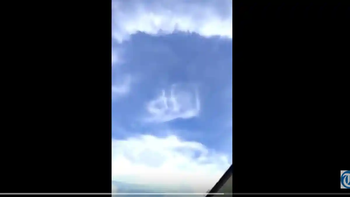 Viral!Ada yang Merinding Lihat Video Awan Berlafadz Allah
