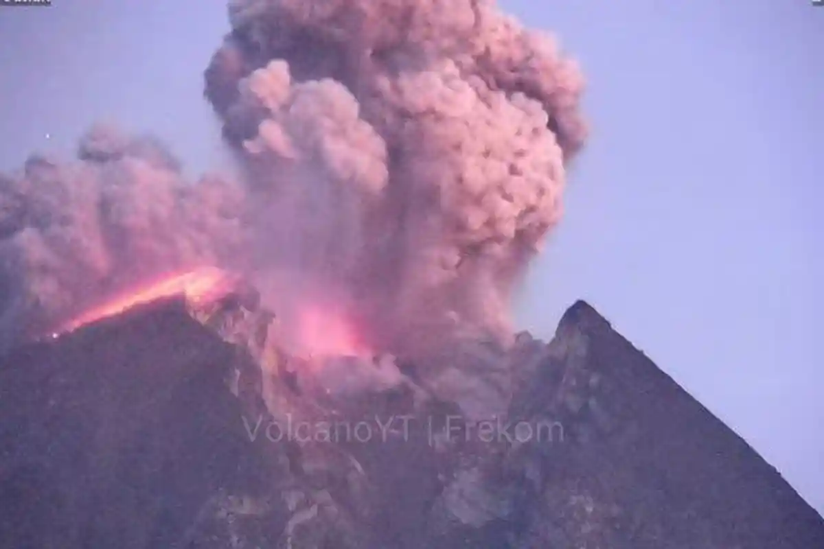 Gunung Merapi Kembali Luncurkan Dua Kali Awan Panas Guguran, Status Masih Siaga
