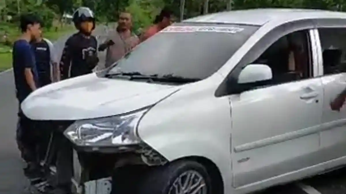 Minibus Tabrak Pohon di Balangpesoang Sinjai, Penumpang Dilarikan ke Puskesmas