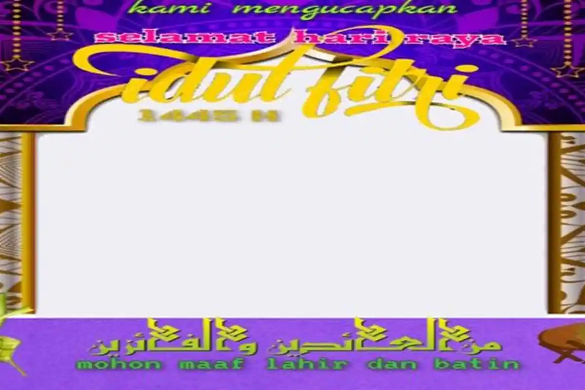 Twibbon Idul Fitri 2024, Bikin Fotomu Lebih Kece dengan Beragam Twibbon Lebaran 1445 H yang Unik