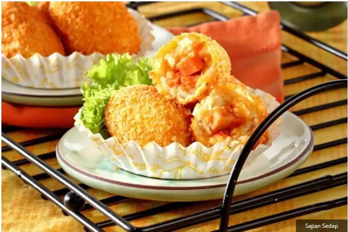Resep Buka Puasa Praktis Sajian Kroket Lezat: Kroket Ayam Jamur dan Kroket Singkong Sosis Pedas
