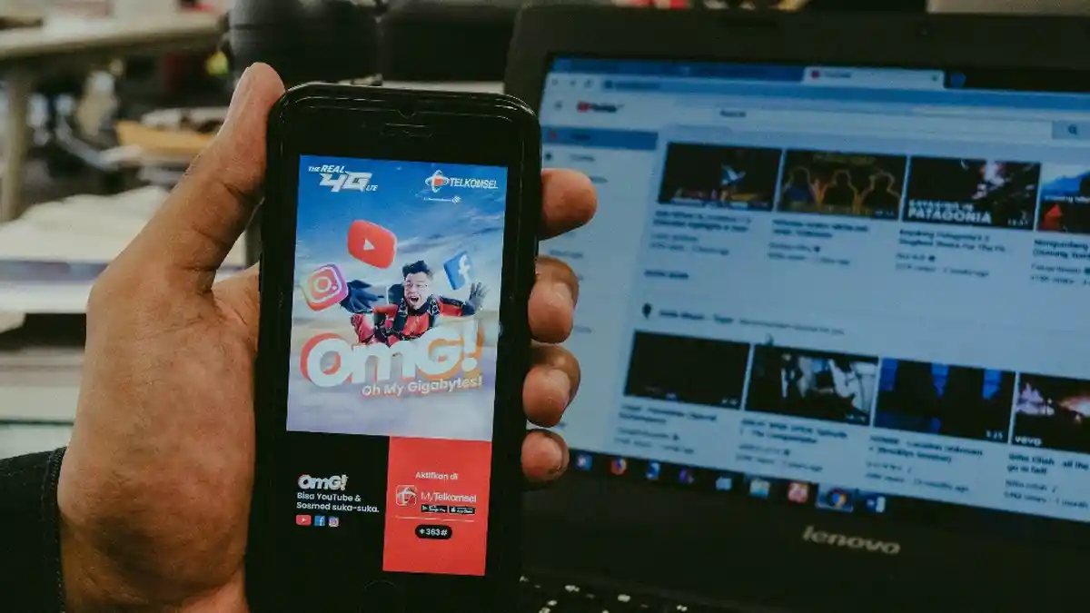 Paket Data OMG! Pelanggan Telkomsel Suka Suka Akses YouTube dan Sosial Media