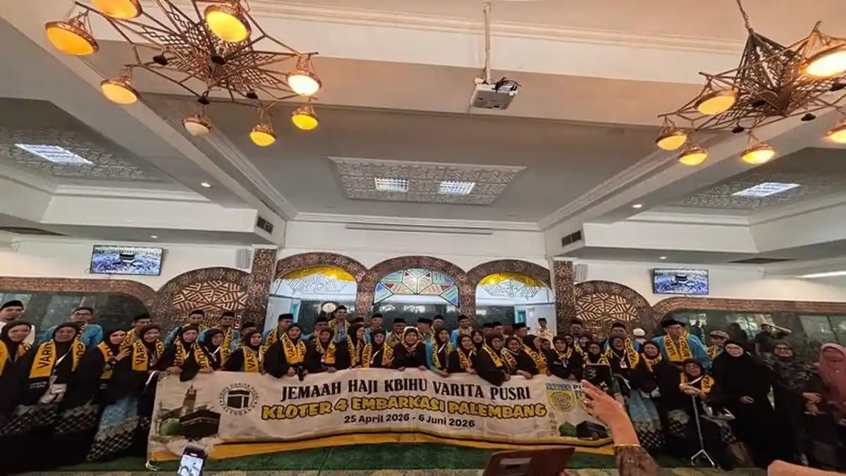 Pusri Berangkatkan 49 Jemaah Haji Melalui KBIH Varita Kloter 4 - pusrihaji1.jpg