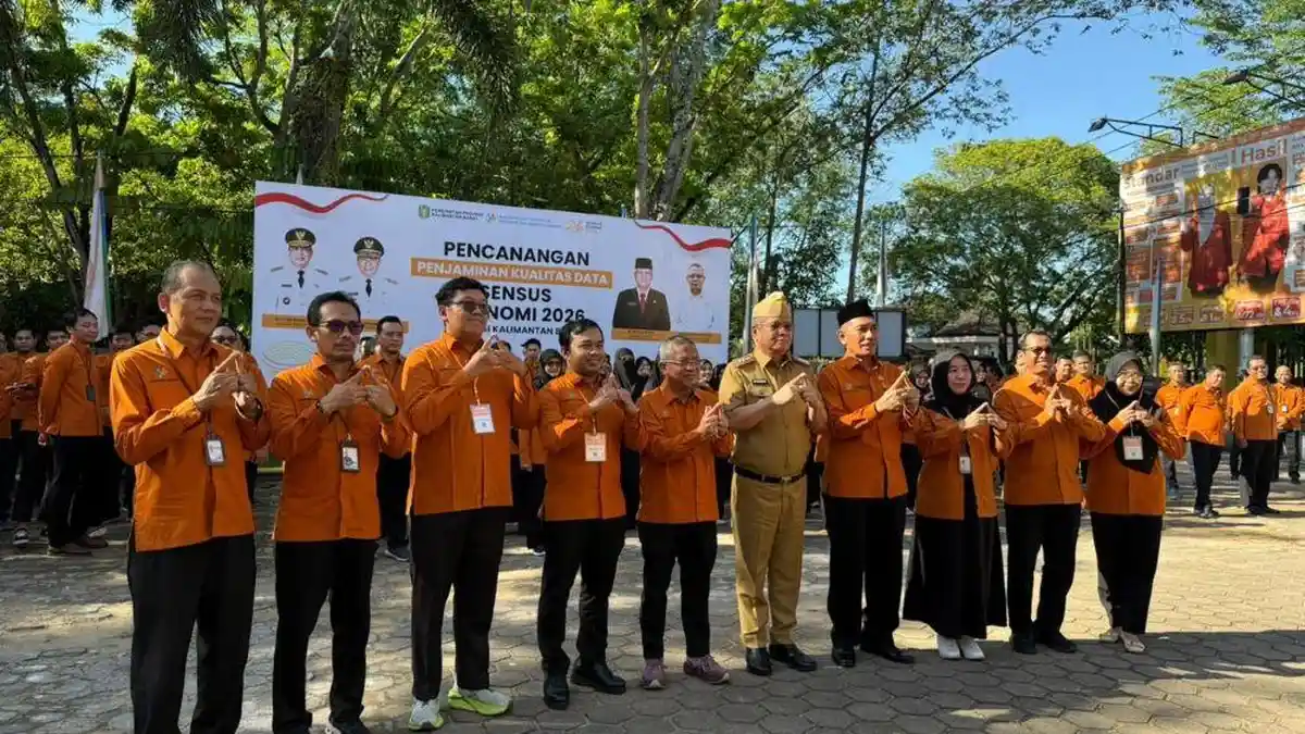 Kawal Kualitas Data, 4.701 Petugas Sensus Ekonomi 2026 Kalbar Resmi Diterjunkan