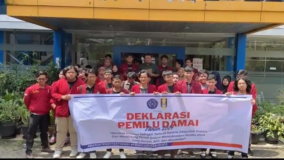 Menjaga Independensi Kampus, Universitas Muhammadiyah Pontianak Deklarasikan Pemilu Damai