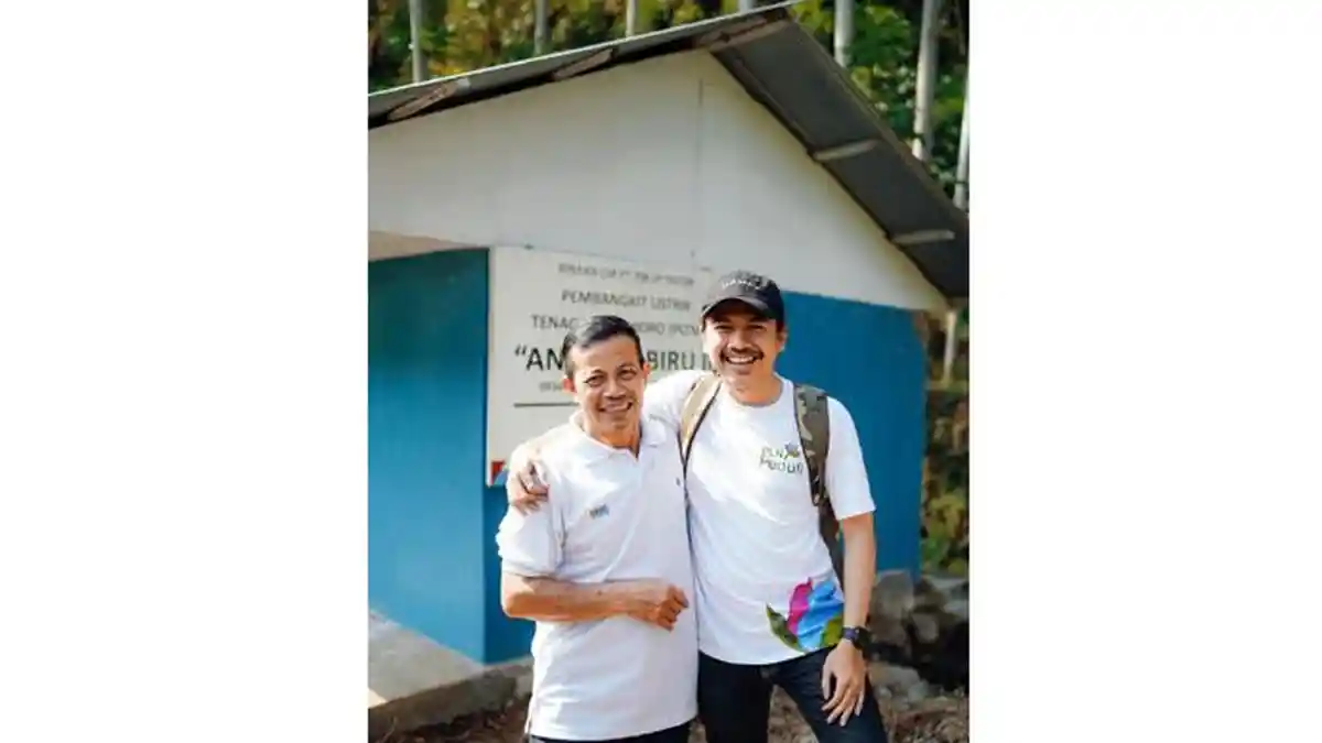Wajah Baru Andung Biru Berkat Sentuhan Pembangkit Listrik Tenaga Mini Hydro dari PLN Peduli