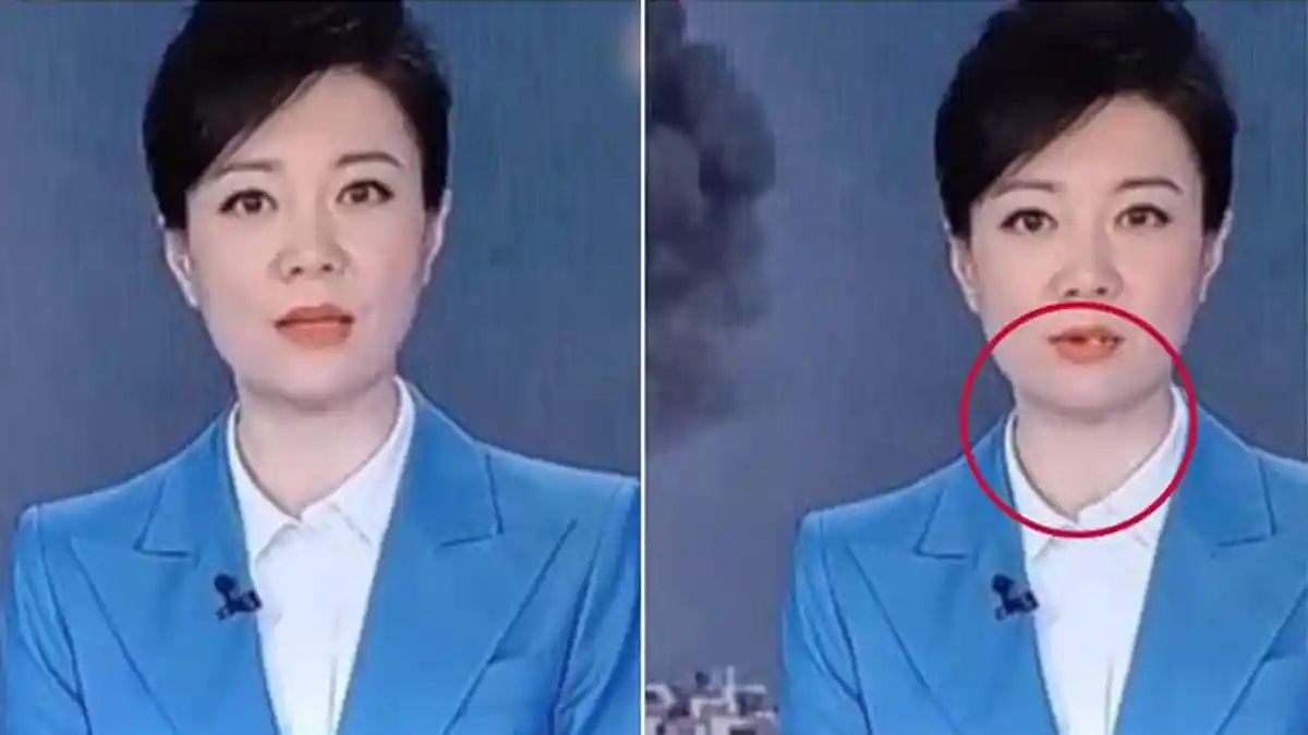 Gigi Palsu Presenter Ini Lepas Saat Sedang Live, Tahan Tangis Tapi Tetap Tenang, Sikapnya Dipuji