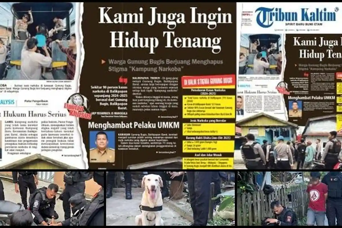 Fakta di Balik Julukan 'Kampung Narkoba' Balikpapan, Warga Gunung Bugis Berjuang Pulihkan Citra