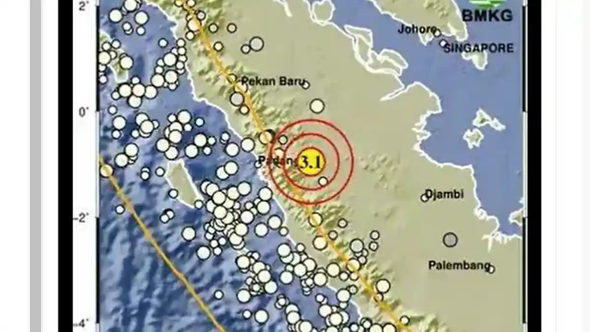 Gempa Bumi Terjadi Hari Ini Sabtu 14 Oktober 2023, Info BMKG : Berjarak 16 Kilometer