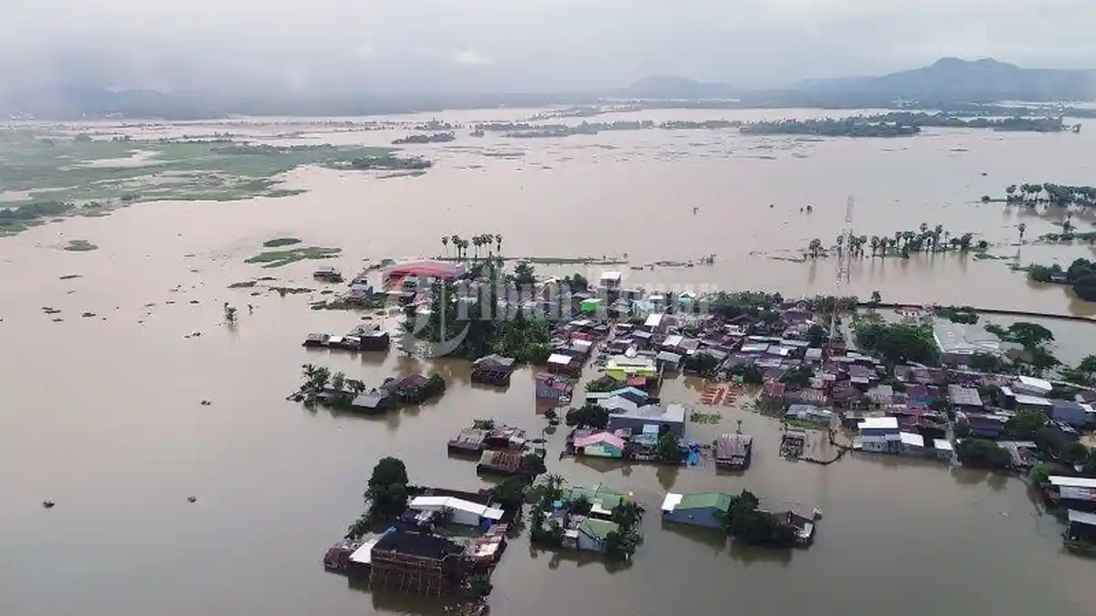Foto Drone Kondisi Kelurahan Tamanggapa Saat Terkena Banjir - kondisi-kelurahan-tamanggapa-antang-yang-terendam-banjir.jpg