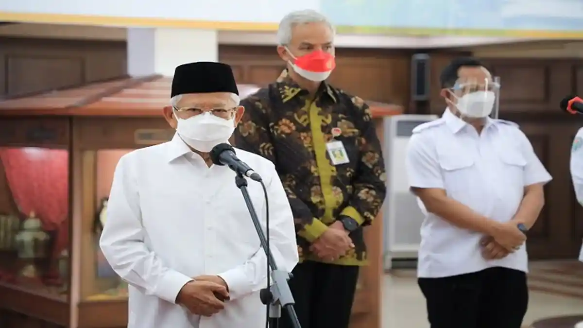 Didampingi Ganjar Wapres Dialog dengan Pelaku UMKM Jateng