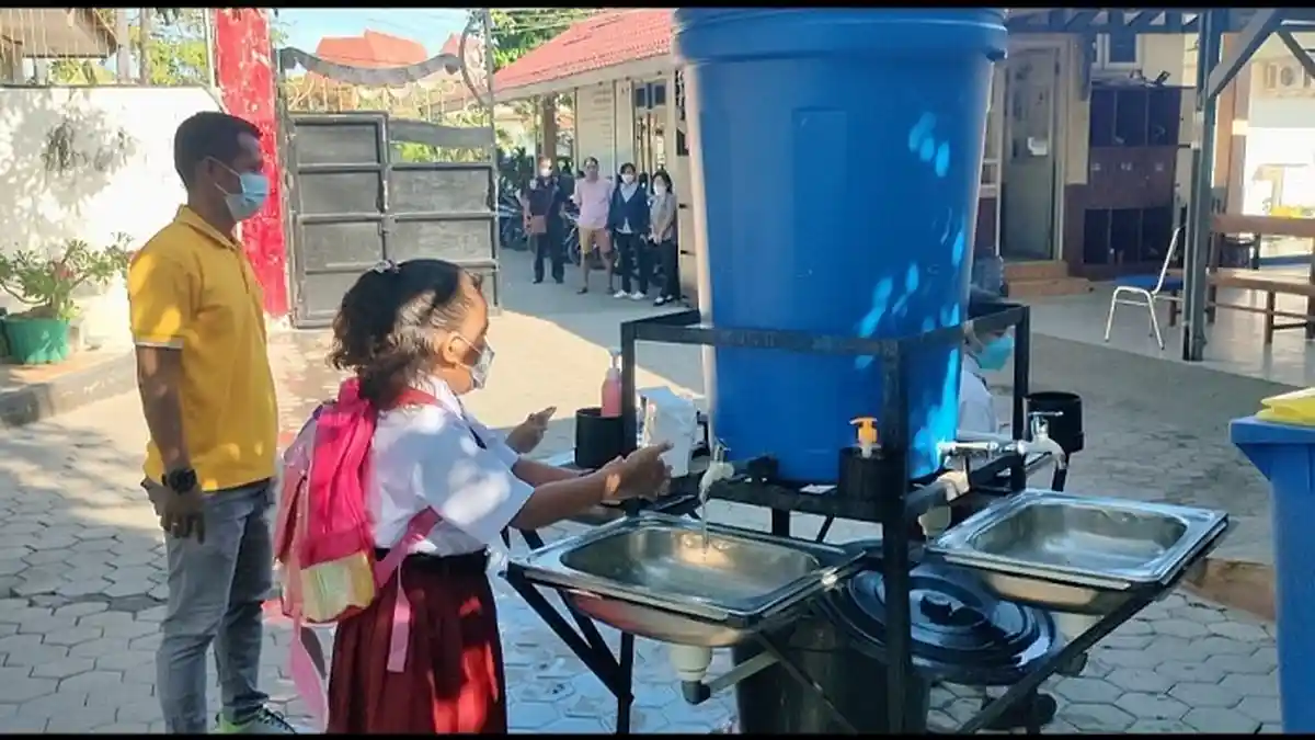 Hasil Evaluasi Setelah Satu Bulan PTM, Siswa SD Kristen Citra Bangsa Taat Prokes
