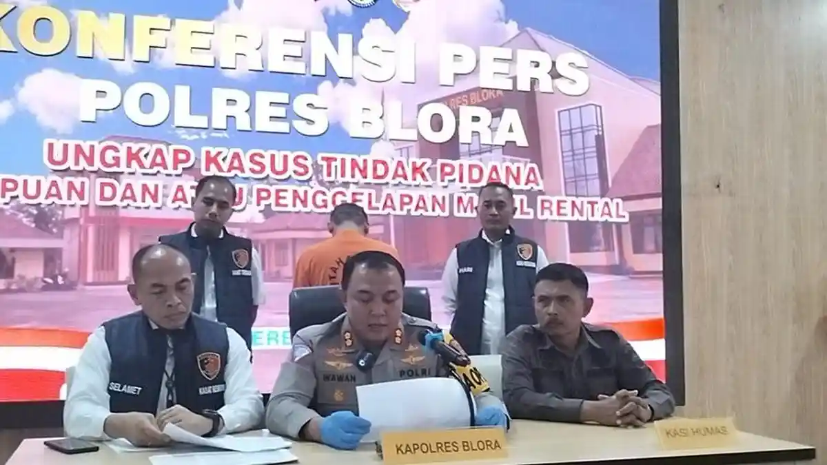 Pelaku Penggelapan Mobil Rental di Blora Diringkus Polisi, Begini Modusnya