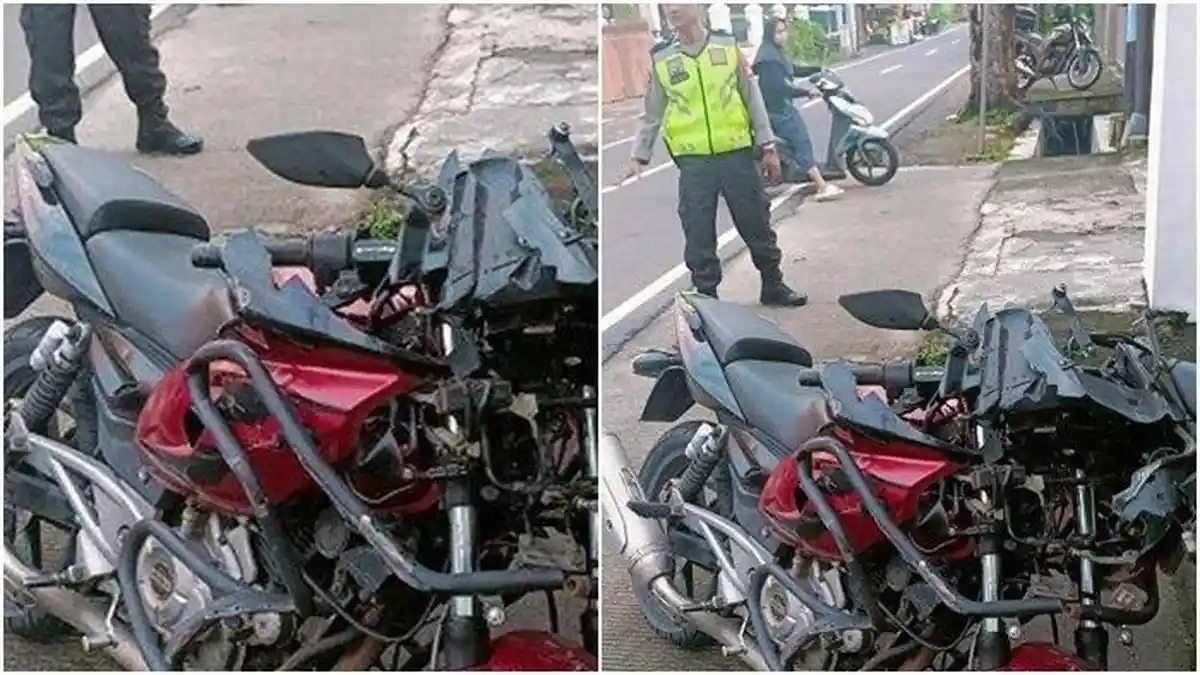 Kecelakaan Maut, Seorang Pemotor Tewas, Motor dan Truk Mengalami Tabrakan