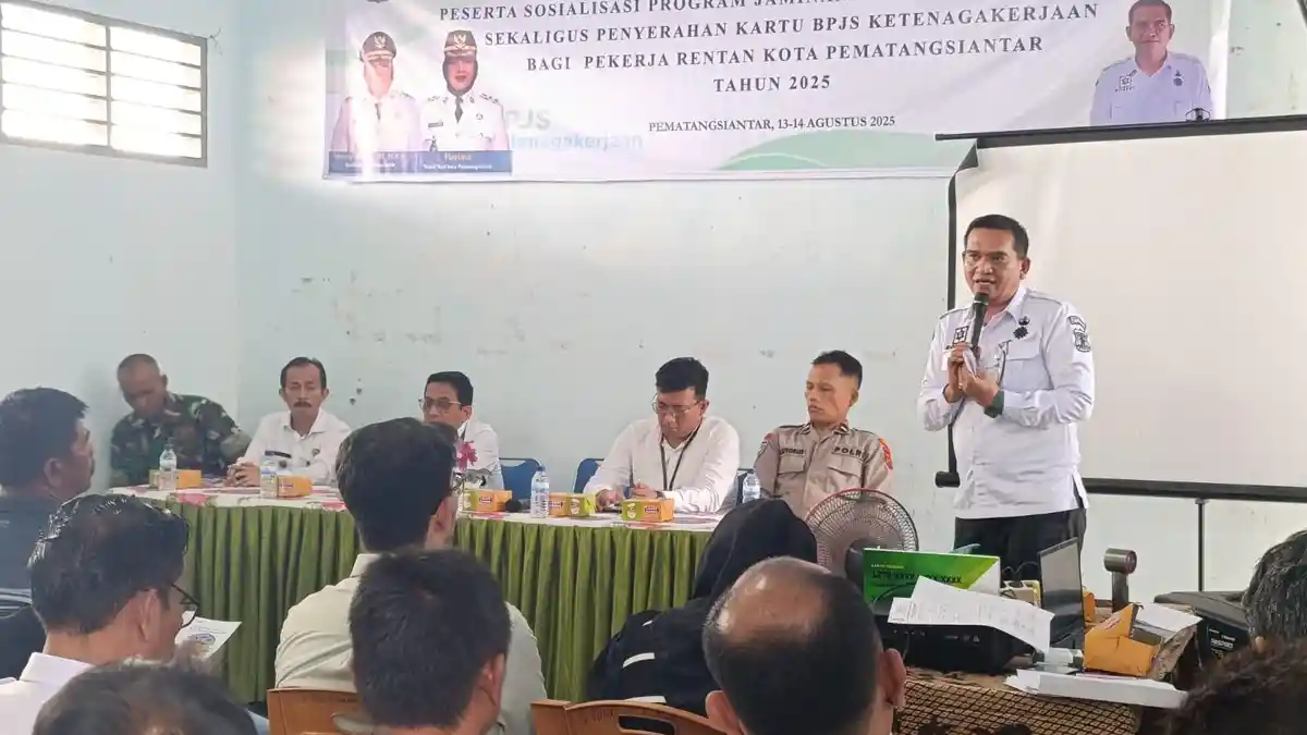 Disnaker Siantar Hanya Mampu Bayar Premi Pekerja Rentan Sampai Desember 2025