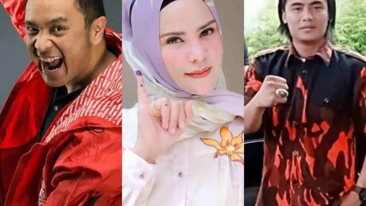 DAFTAR LENGKAP Artis Caleg 2019 Hampir Pasti Gagal Lenggang Kangkung ke Kursi DPR RI Senayan