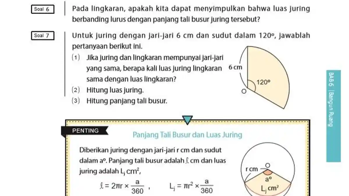Kunci Jawaban Matematika Kelas 7 Halaman 216 217 Kurikulum Merdeka: Luas Permukaan Limas dan Kerucut