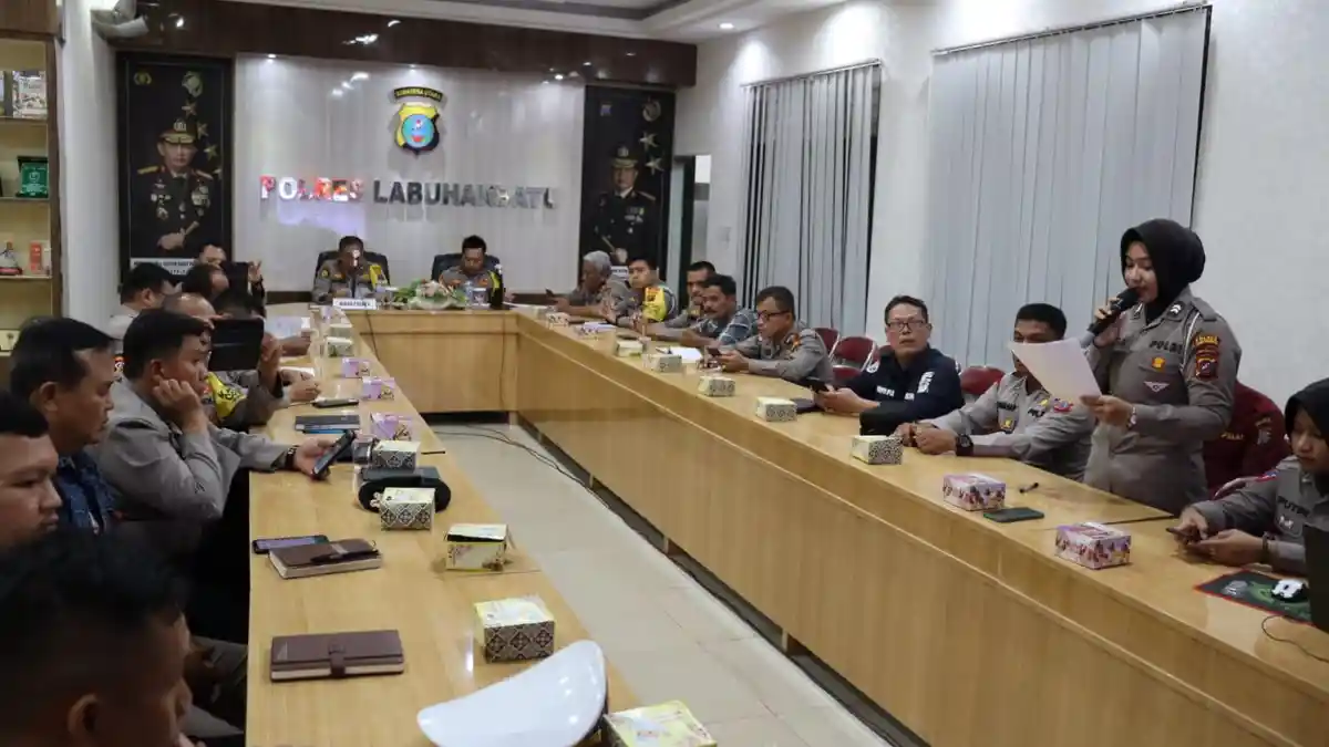 Maksimalkan Layanan Terhadap Masyarakat, Polres Labuhanbatu Gelar Latpraops Keselamatan Toba 2024